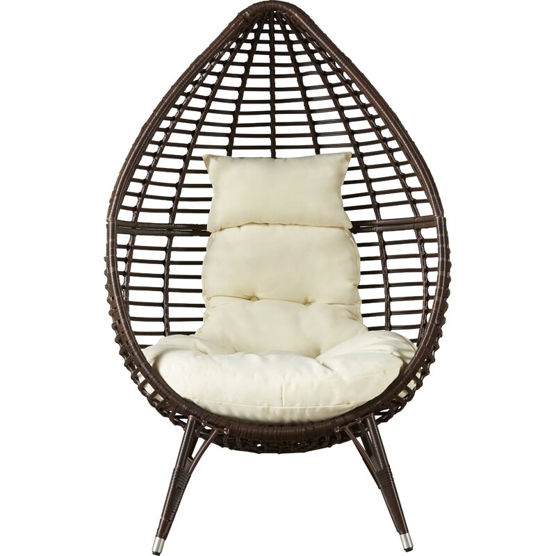 Langley Street Teardrop Patio Chair with Cushions & Reviews | Wayfair
